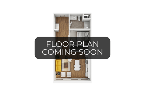 Floor plan for 2 beds, 1 bath, 898 sqft